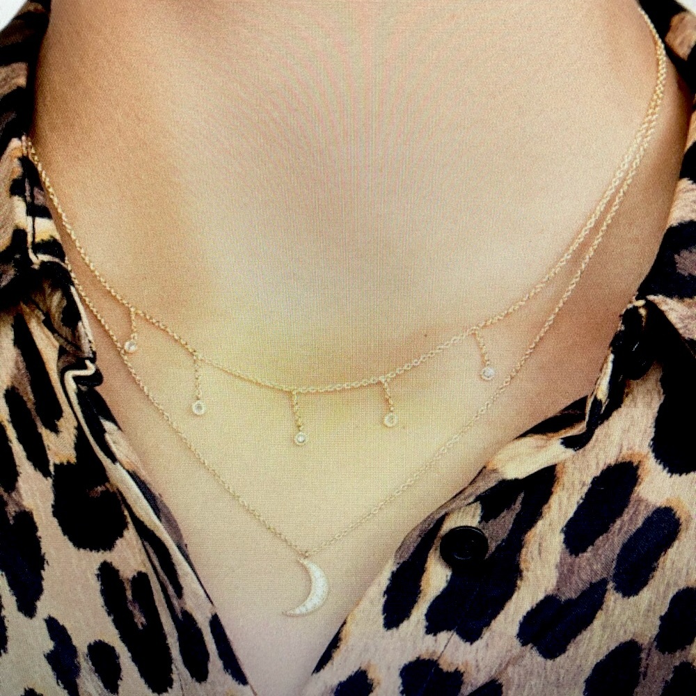 Gorjana Eloise Crystal dangle necklace